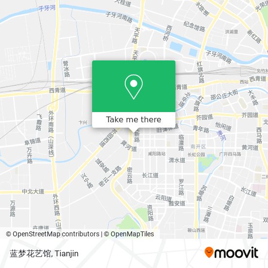 蓝梦花艺馆 map