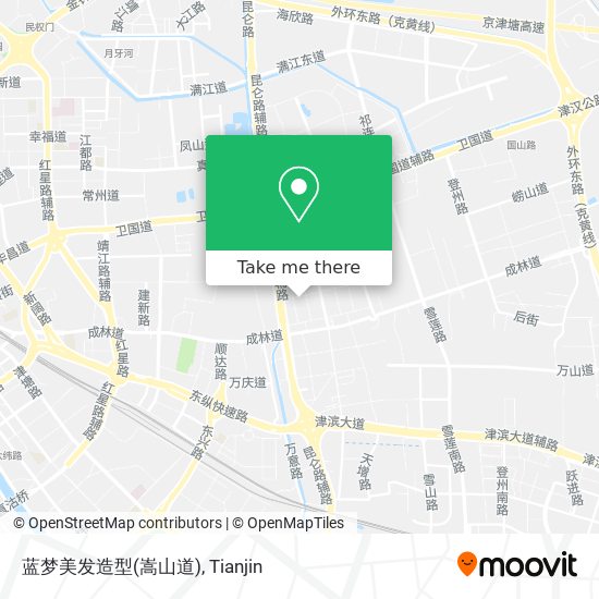 蓝梦美发造型(嵩山道) map