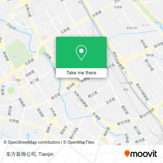 东方装饰公司 map