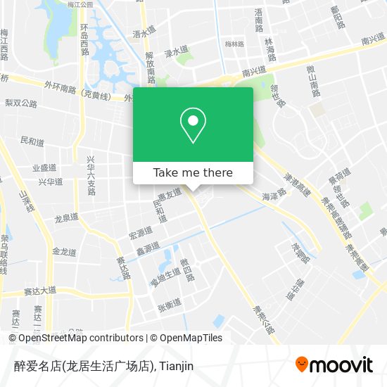 醉爱名店(龙居生活广场店) map