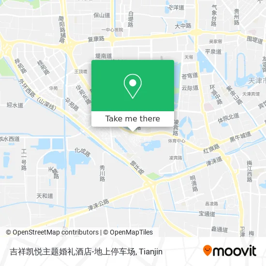 吉祥凯悦主题婚礼酒店-地上停车场 map