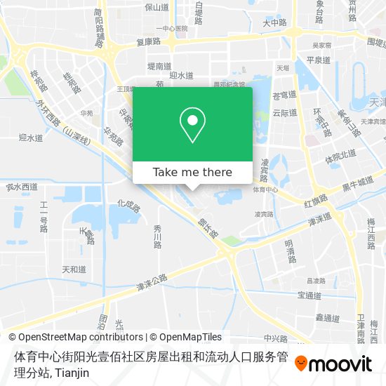 体育中心街阳光壹佰社区房屋出租和流动人口服务管理分站 map