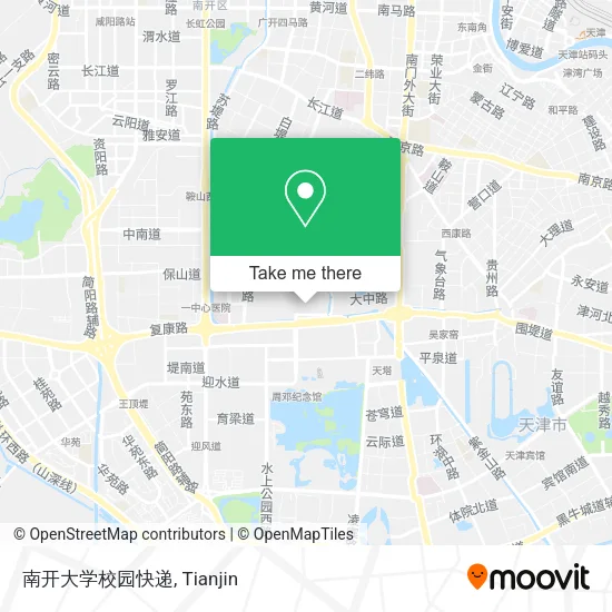 南开大学校园快递 map
