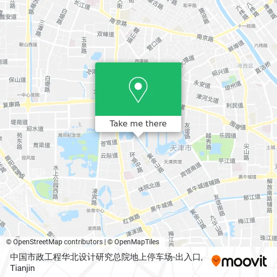 中国市政工程华北设计研究总院地上停车场-出入口 map