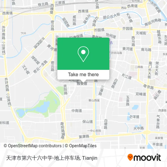 天津市第六十六中学-地上停车场 map