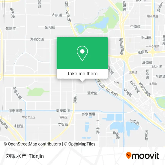 刘敬水产 map