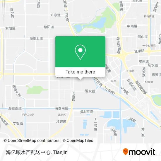 海亿顺水产配送中心 map