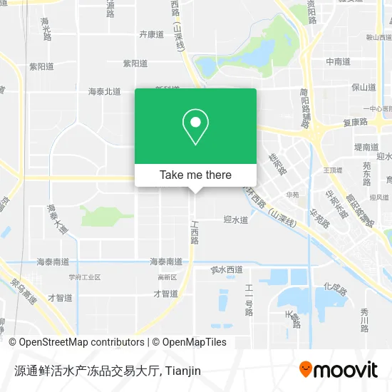源通鲜活水产冻品交易大厅 map