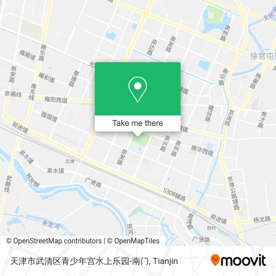 天津市武清区青少年宫水上乐园-南门 map
