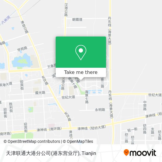 天津联通大港分公司(港东营业厅) map