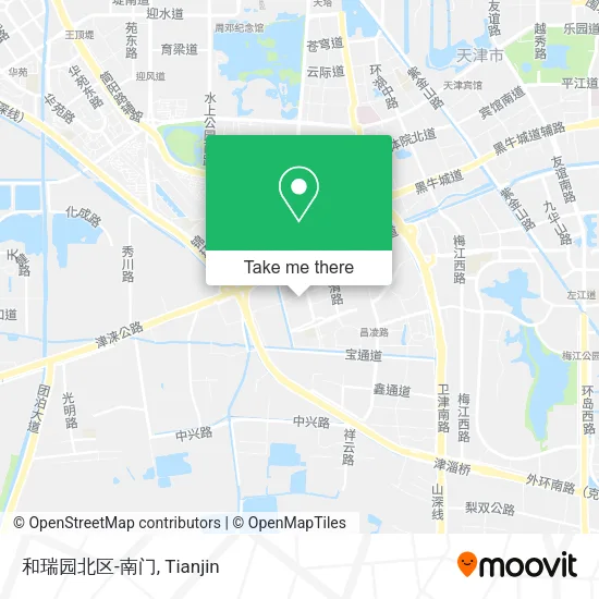 和瑞园北区-南门 map