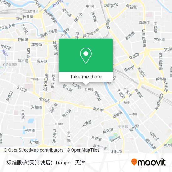 标准眼镜(天河城店) map