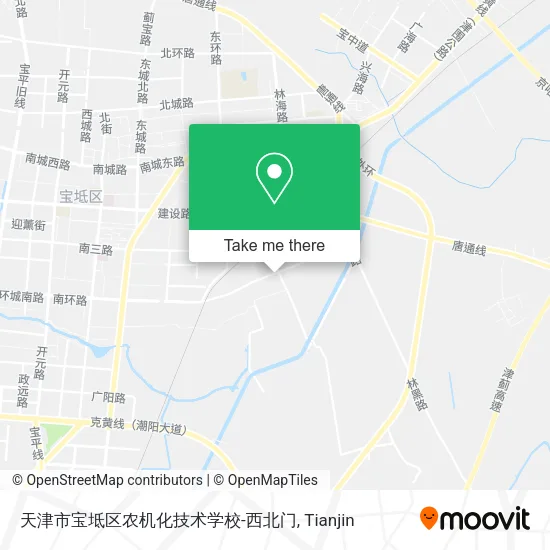 天津市宝坻区农机化技术学校-西北门 map