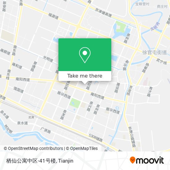 栖仙公寓中区-41号楼 map