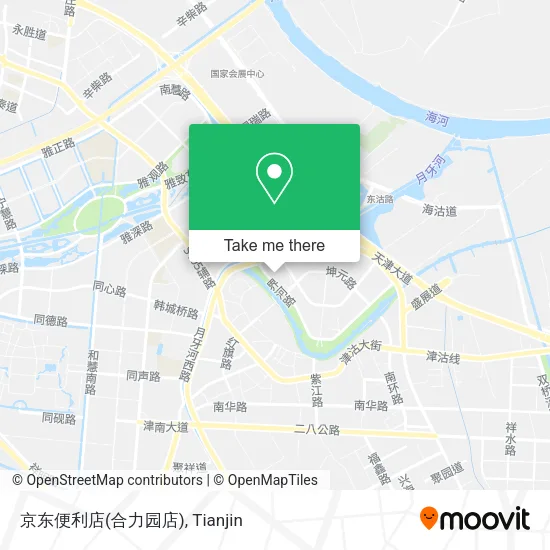 京东便利店(合力园店) map