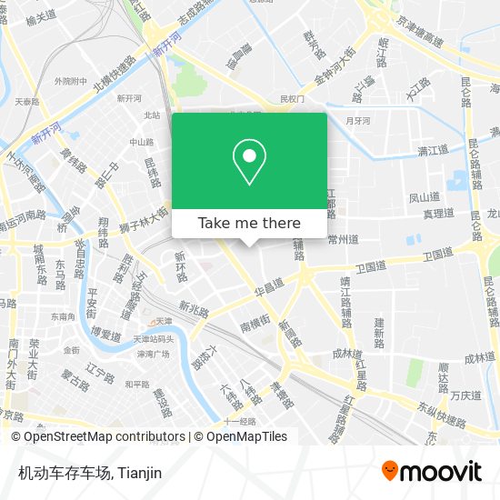 机动车存车场 map