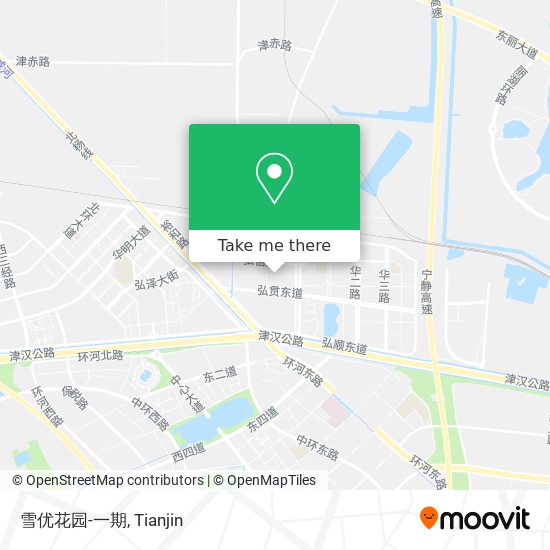 雪优花园-一期 map