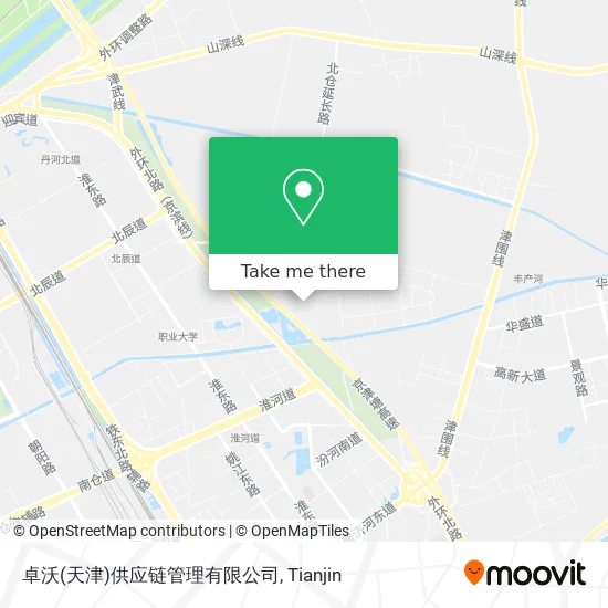 卓沃(天津)供应链管理有限公司 map