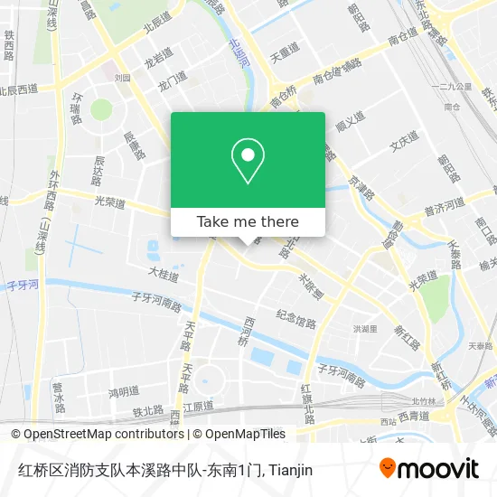 红桥区消防支队本溪路中队-东南1门 map