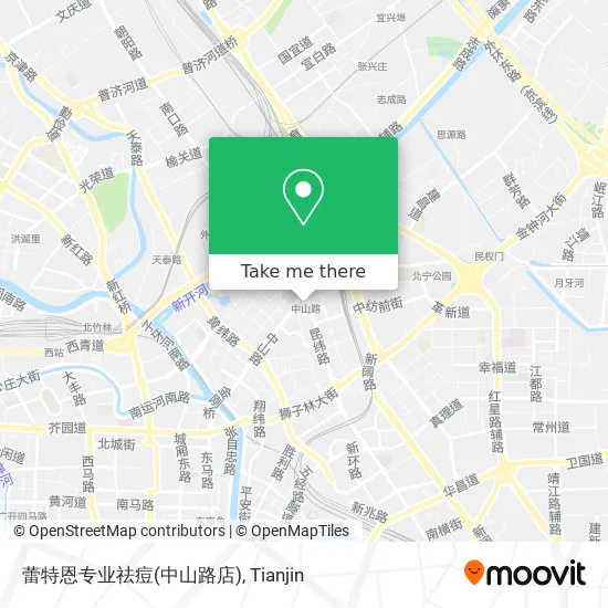 蕾特恩专业祛痘(中山路店) map
