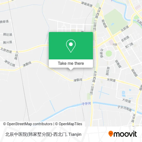 北辰中医院(韩家墅分院)-西北门 map