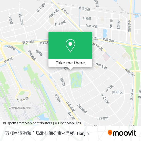 万顺空港融和广场雅仕阁公寓-4号楼 map