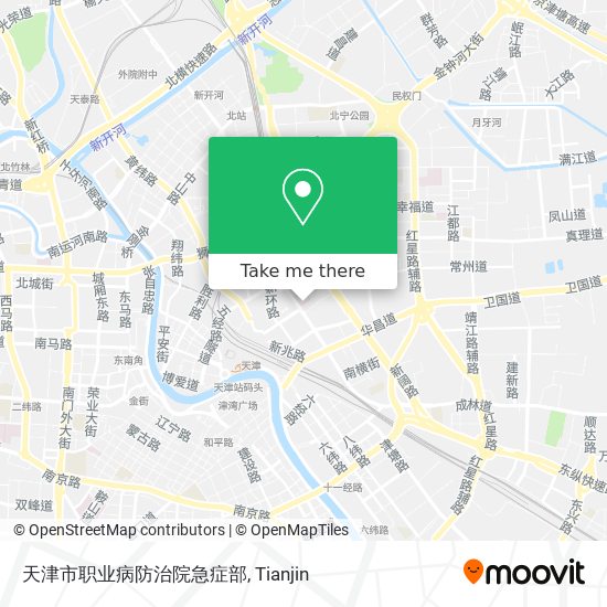 天津市职业病防治院急症部 map