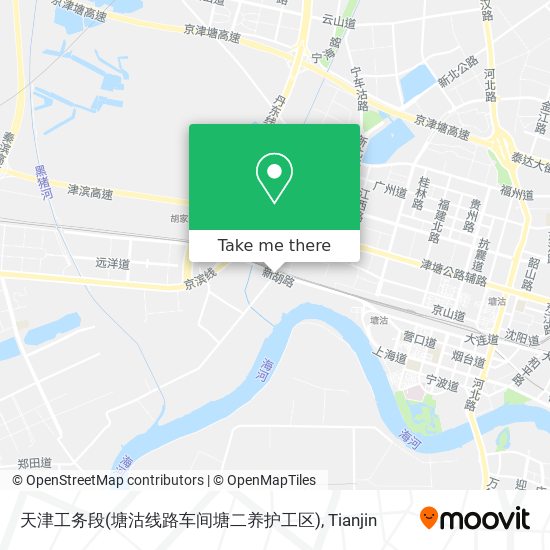 天津工务段(塘沽线路车间塘二养护工区) map
