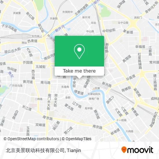 北京美景联动科技有限公司 map