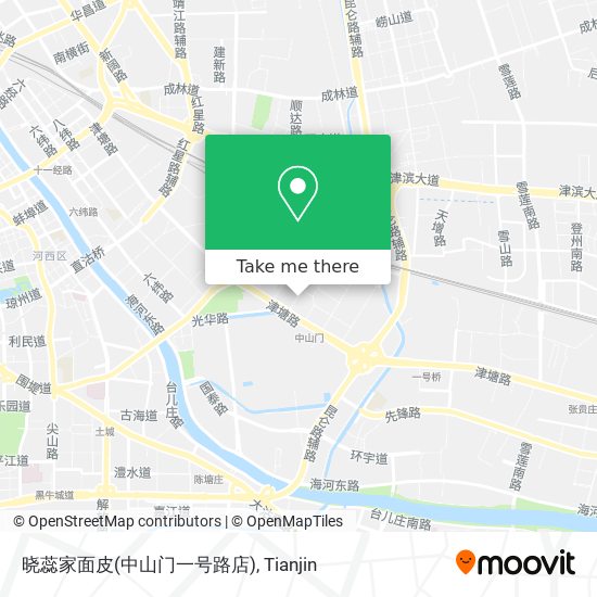 晓蕊家面皮(中山门一号路店) map