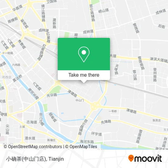 小确茶(中山门店) map
