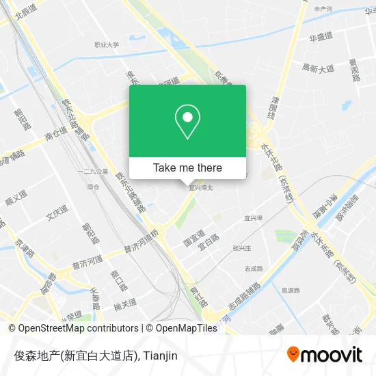 俊森地产(新宜白大道店) map