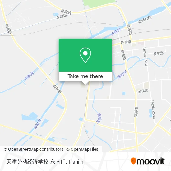 天津劳动经济学校-东南门 map