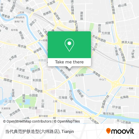 当代典范护肤造型(六纬路店) map