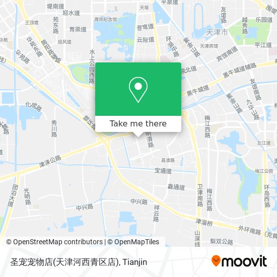 圣宠宠物店(天津河西青区店) map