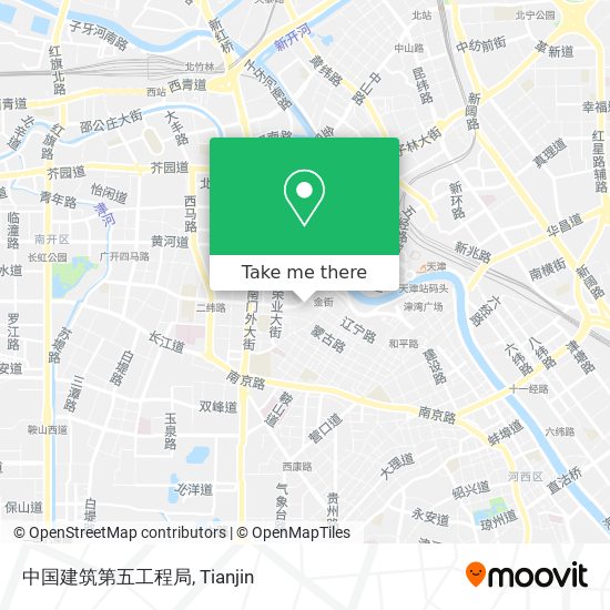 中国建筑第五工程局 map