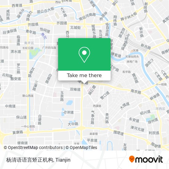 杨清语语言矫正机构 map
