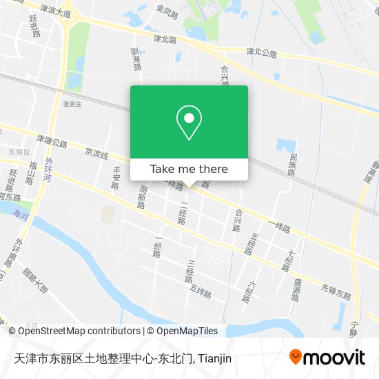 天津市东丽区土地整理中心-东北门 map