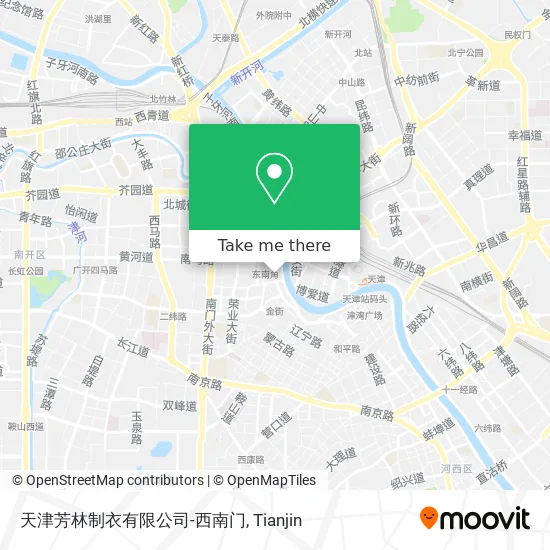 天津芳林制衣有限公司-西南门 map