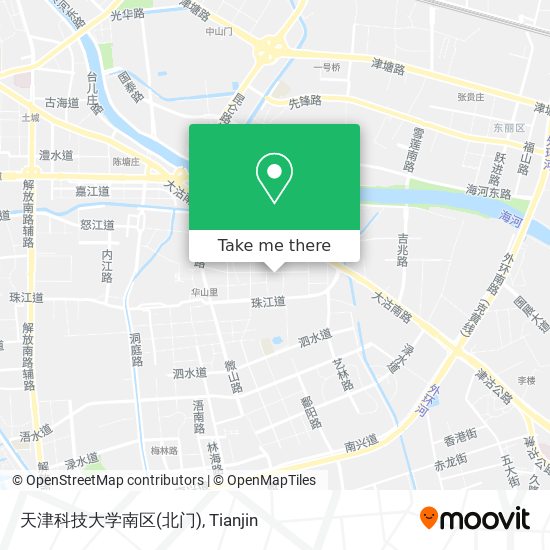天津科技大学南区(北门) map