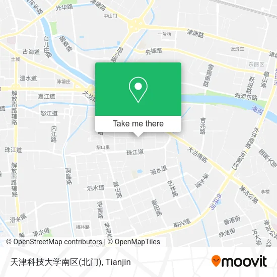 天津科技大学南区(北门) map