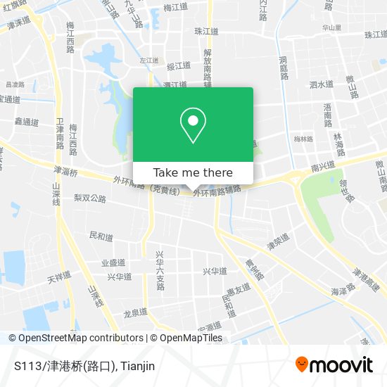 S113/津港桥(路口) map