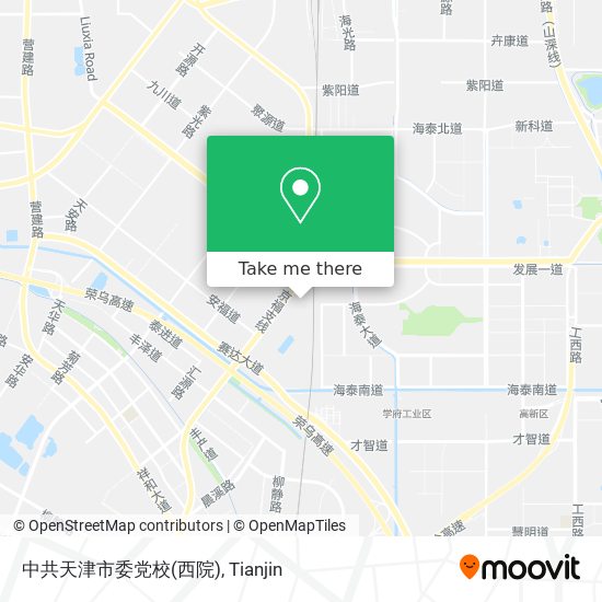 中共天津市委党校(西院) map