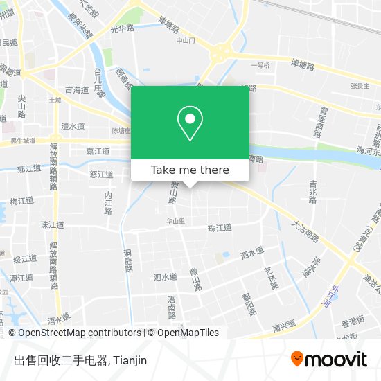 出售回收二手电器 map