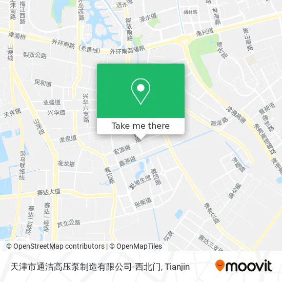 天津市通洁高压泵制造有限公司-西北门 map