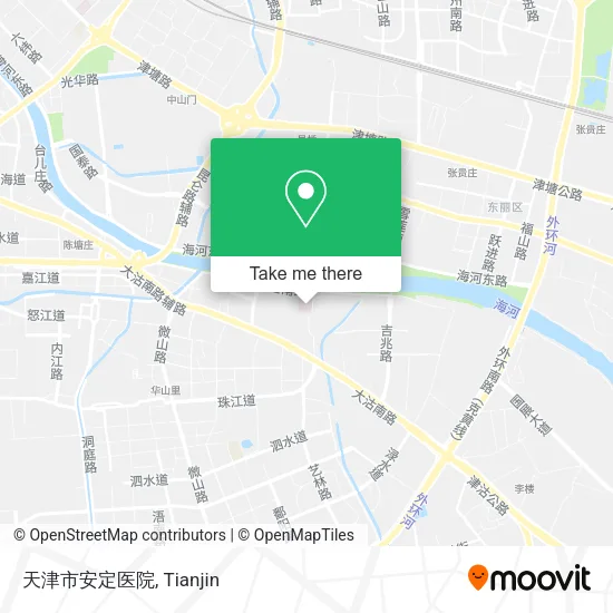 天津市安定医院 map