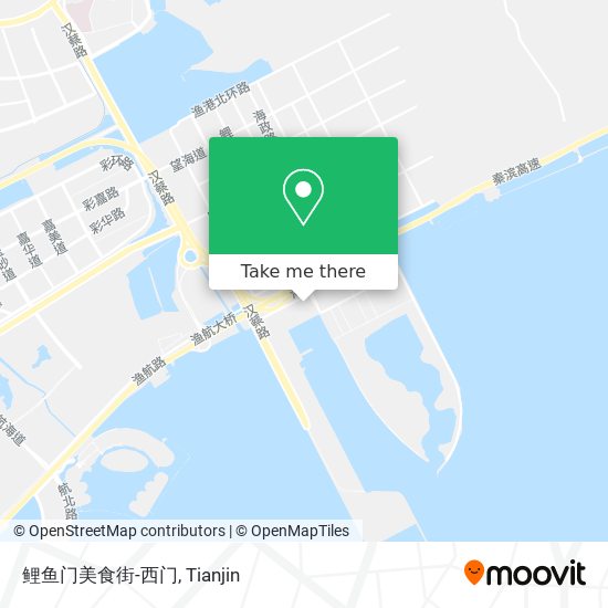 鲤鱼门美食街-西门 map