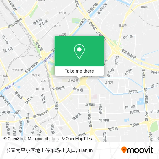 长青南里小区地上停车场-出入口 map