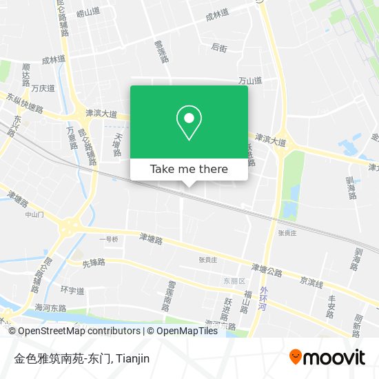 金色雅筑南苑-东门 map