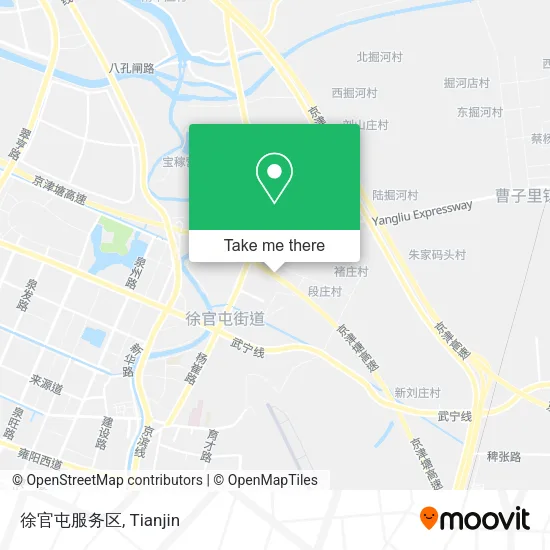 徐官屯服务区 map